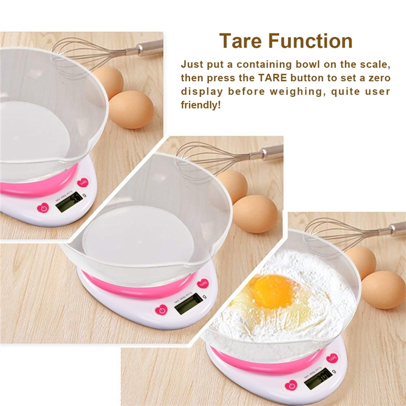 Digital Kitchen Weighing Scale With Heart Shape