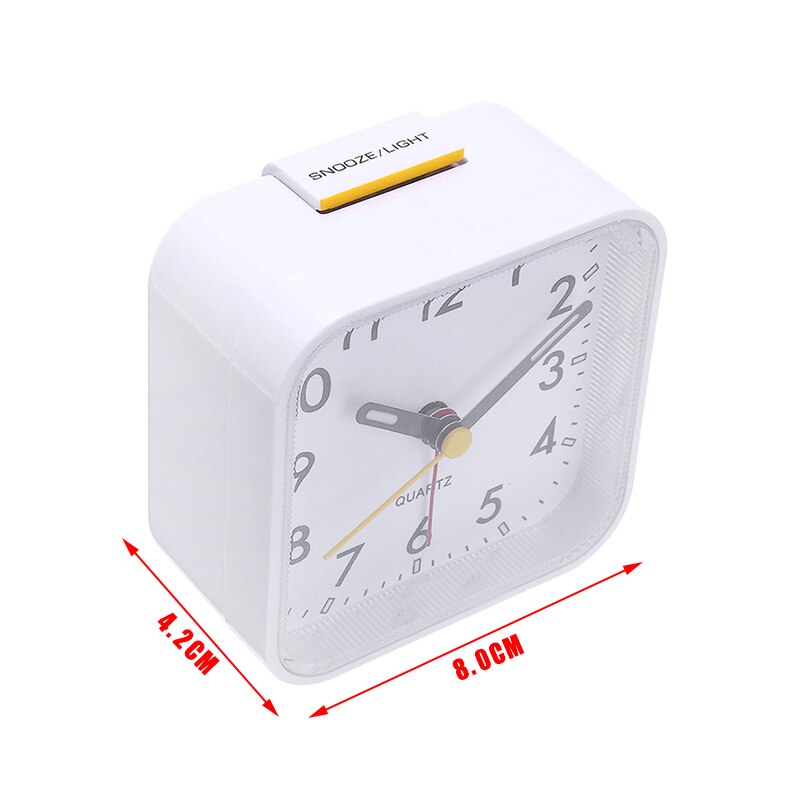 Mini Analog Alarm Bedside Clock