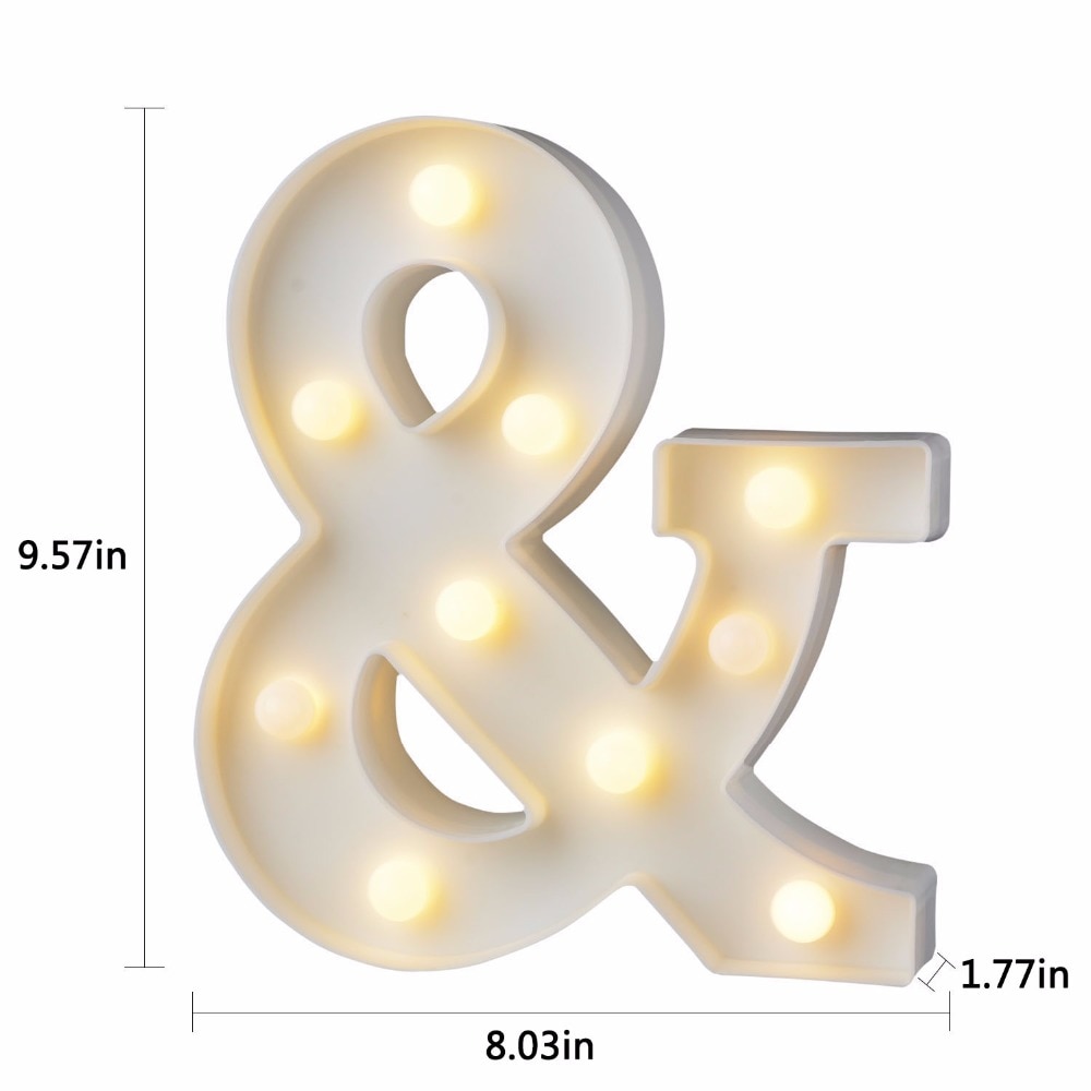 3D LED Letter Light