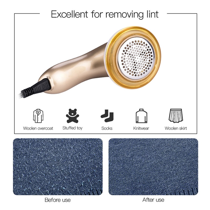 Rechargeable Clothes Lint Remover Fabric Shaver