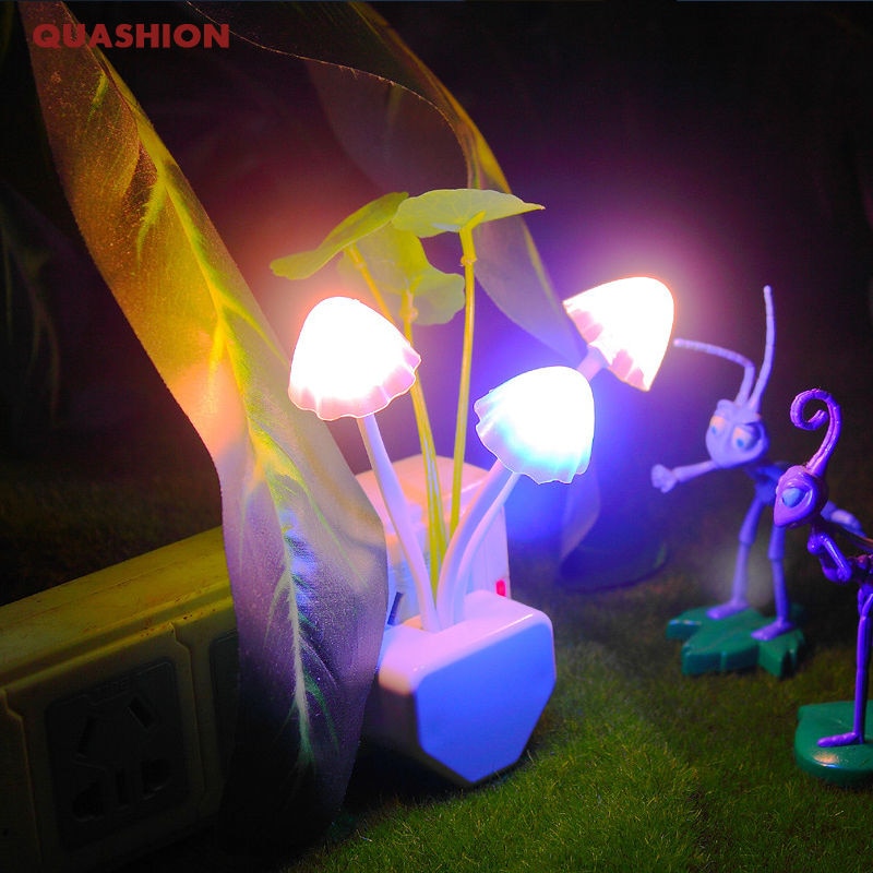 Mushroom Lights Plug LED Night Lamp
