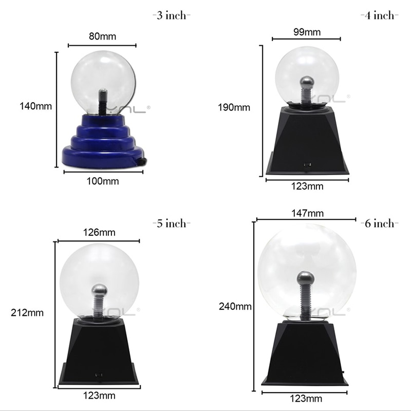 Electric Ball Lamp Plasma Ball Night Light