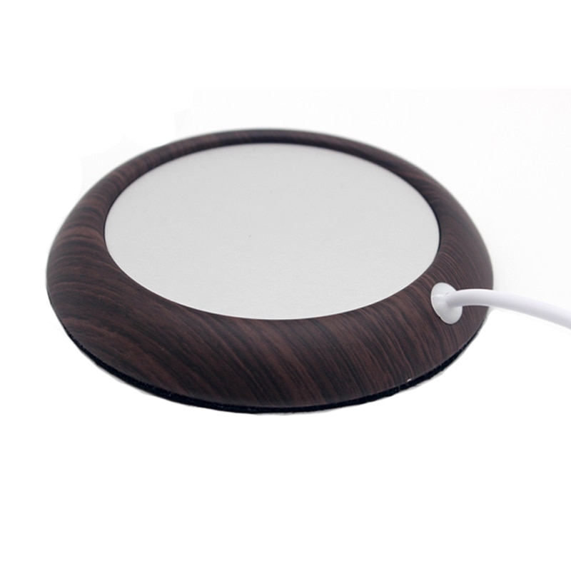 USB Cup Heater Wooden Warmer