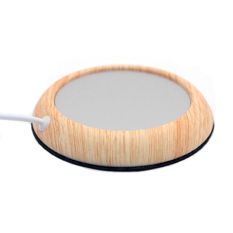 USB Cup Heater Wooden Warmer