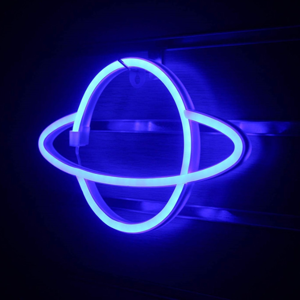 Planet Neon Sign LED Wall Decor Light