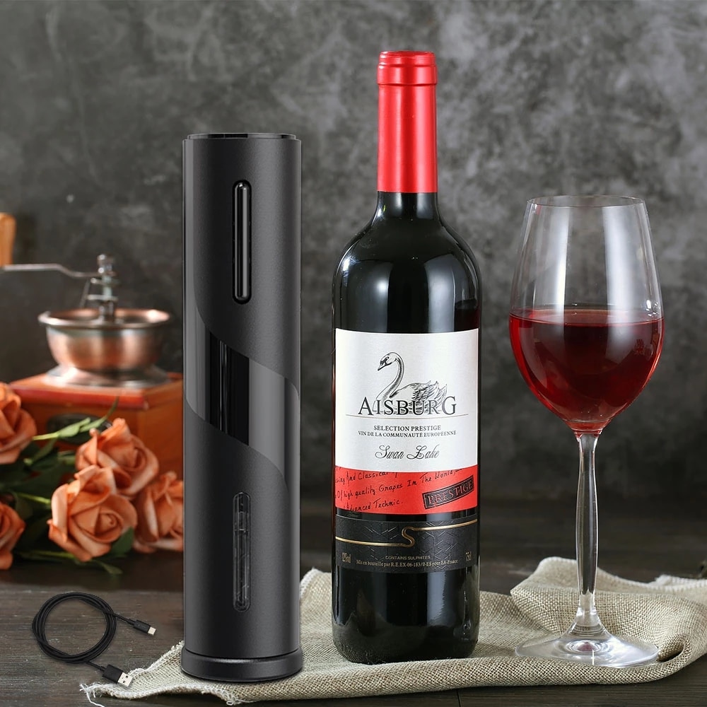 Rechargeable Electric Wine Bottle Opener Device