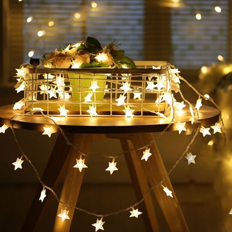 Star Shaped String Lights LED Hanging Light