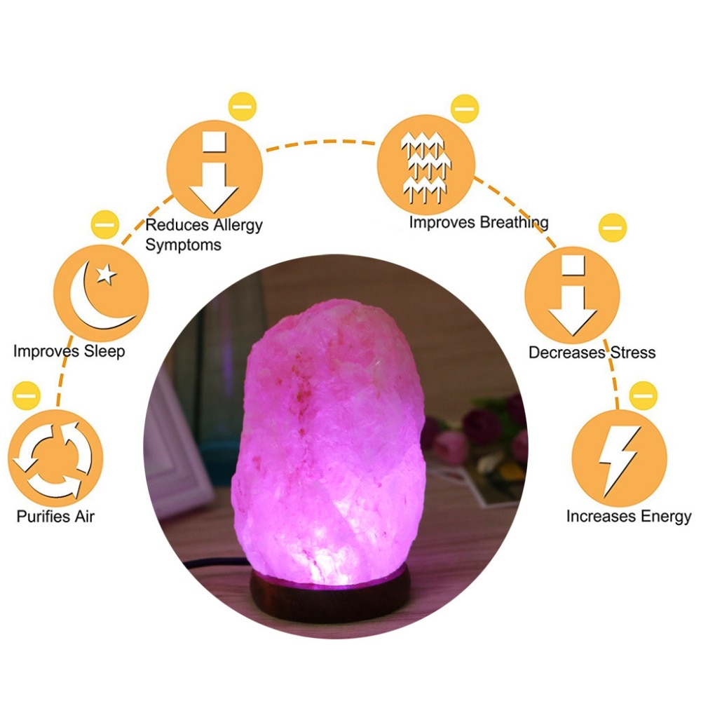 Sea Salt Lamp LED Air Purifier