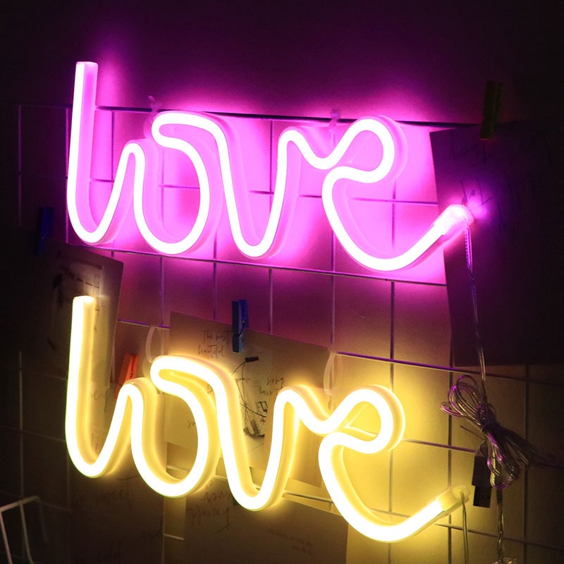 Love Neon Light LED Sign Lamp