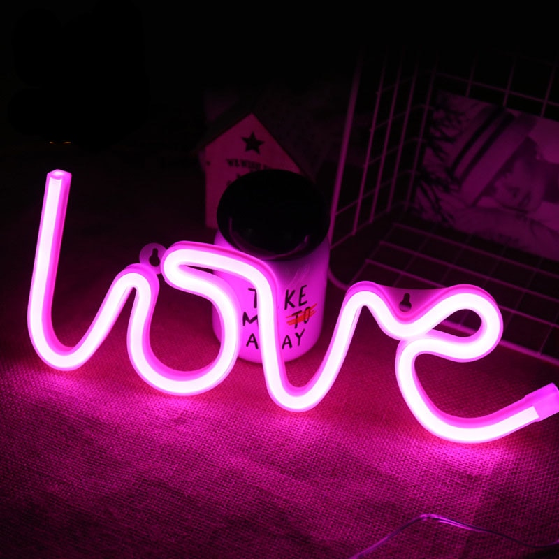 Love Neon Light LED Sign Lamp