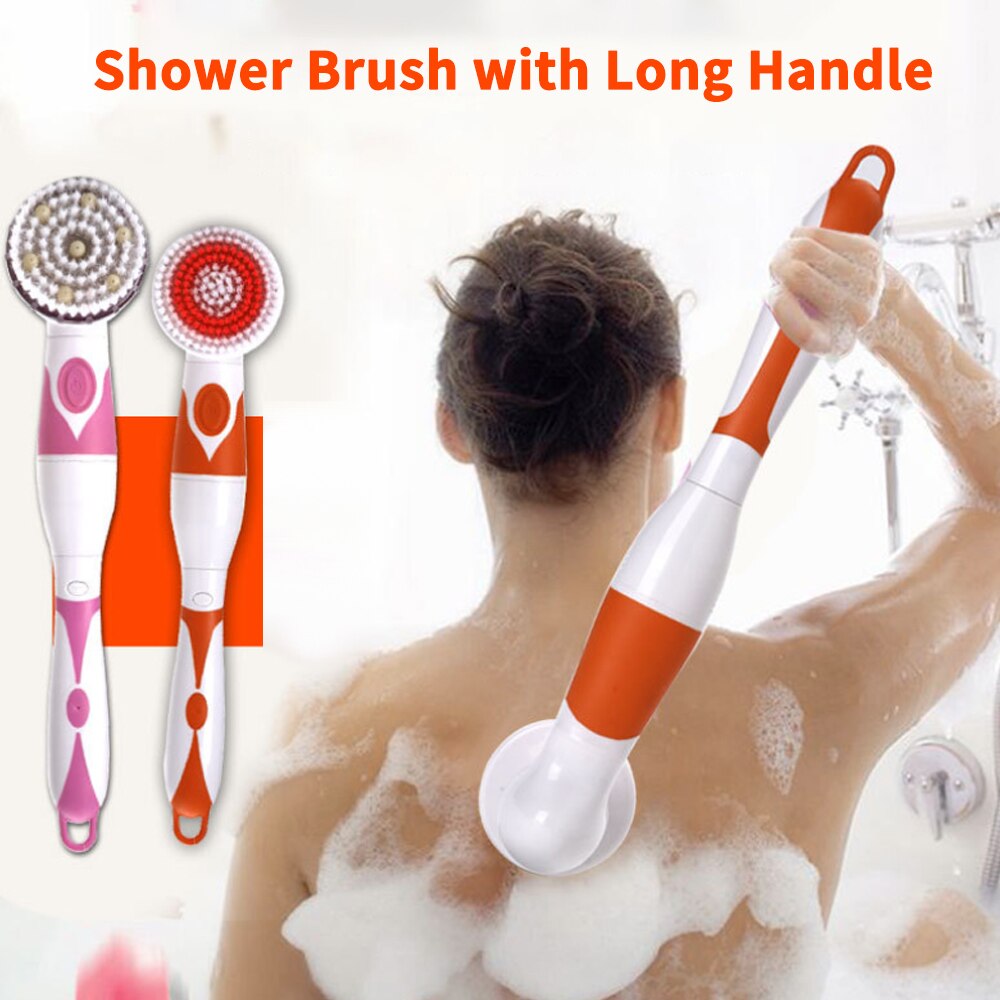 Electric Shower Scrubber Long Brush