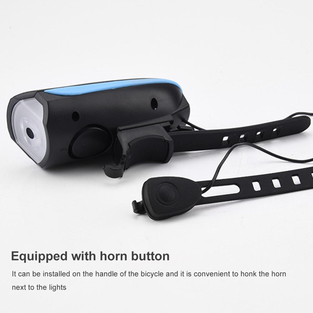 Rechargeable Bike Light with Horn