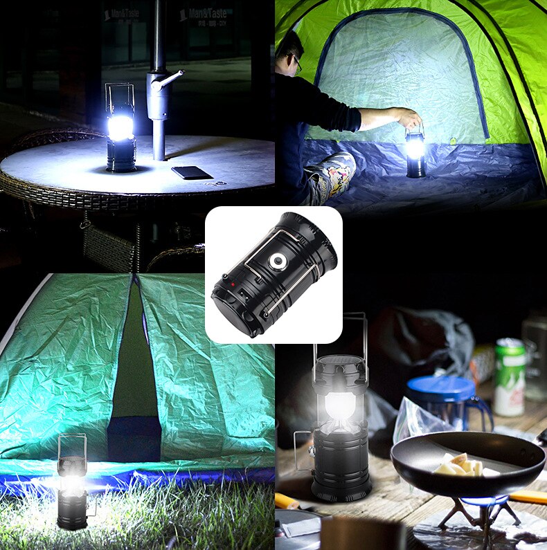 Collapsible Solar Powered Camping Light