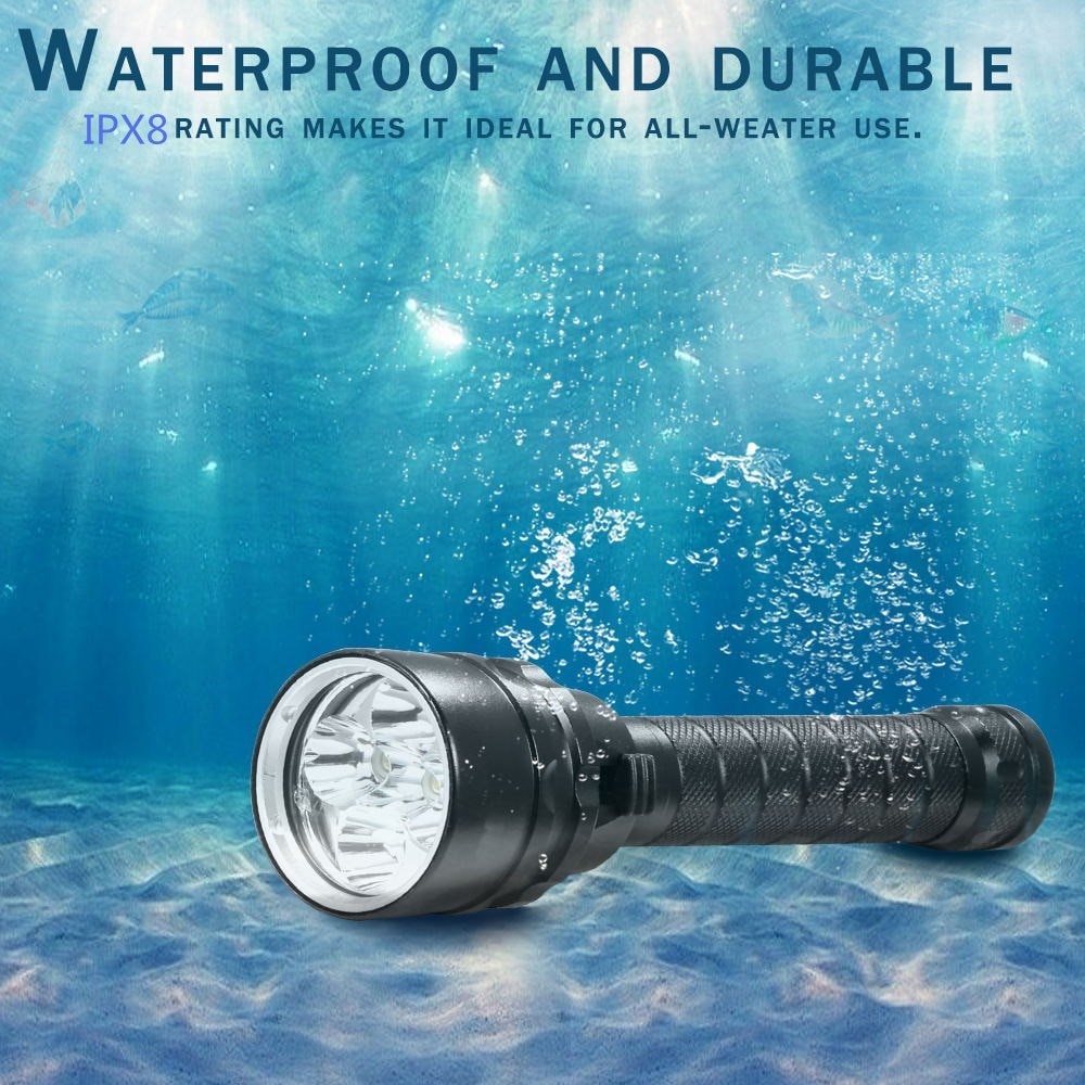 Underwater Torch Diving LED Flashlight