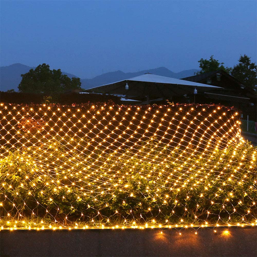 Mesh Curtain Net Fairy Lights