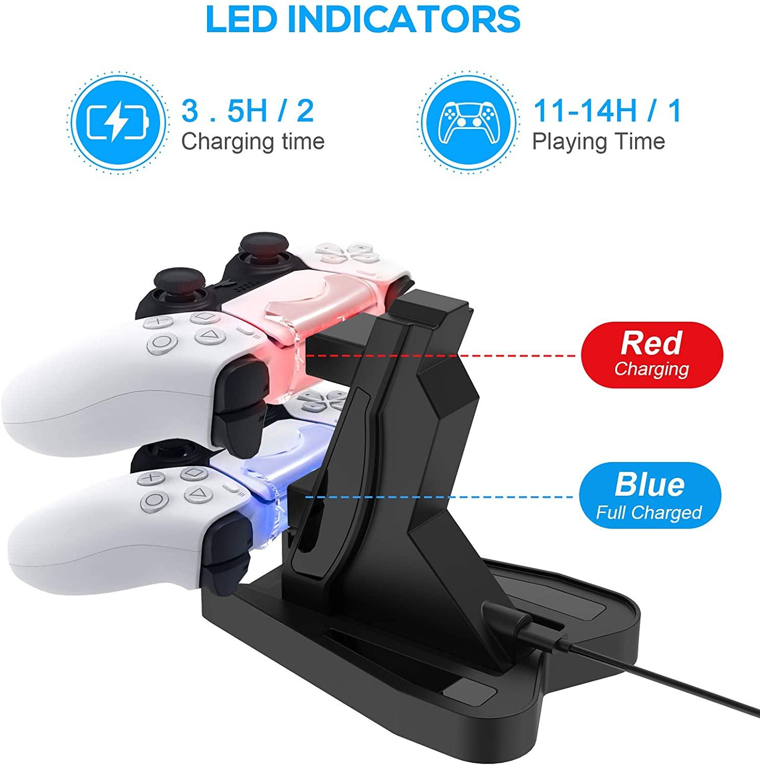 PS5 Controller Charger Dual Port