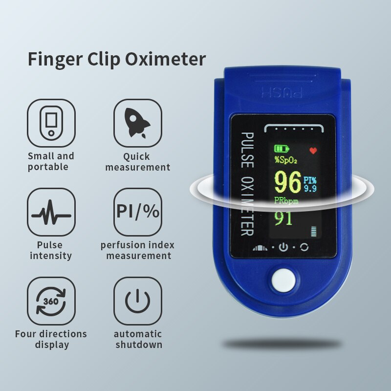 Finger Oxygen Meter Digital Fingertip Oximeter