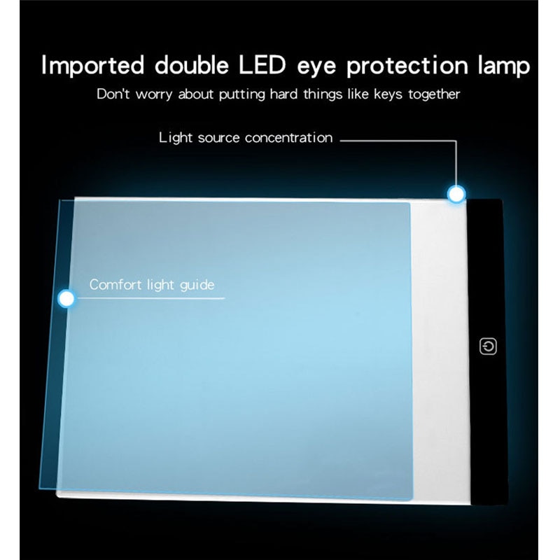 LED Drawing Pad Dimmable Lighting