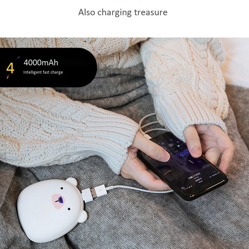 Rechargeable Hand Warmer USB Power Bank