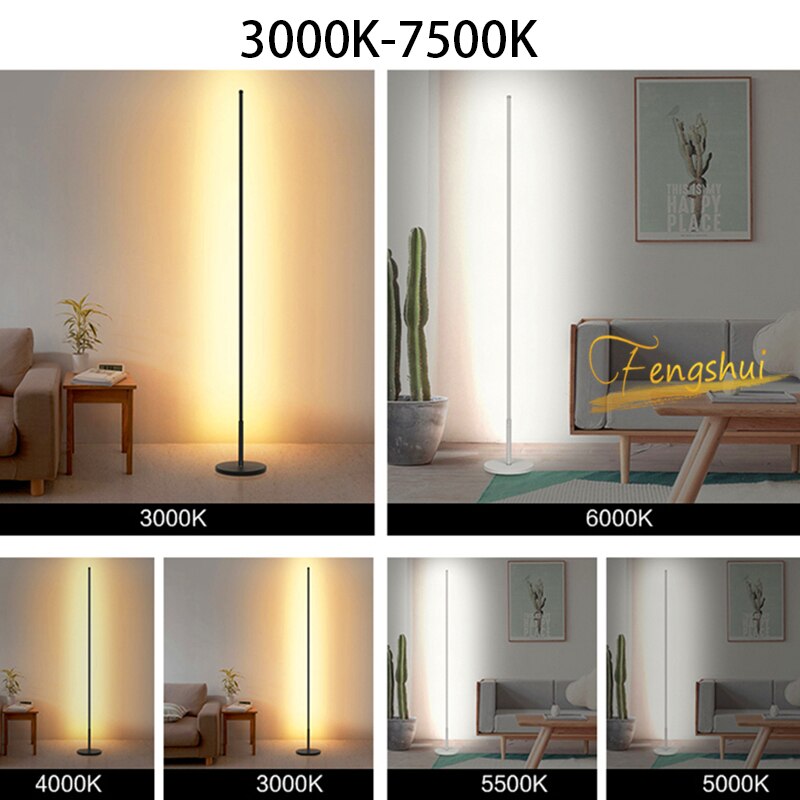 Modern LED Floor Lamp Dimmable Light