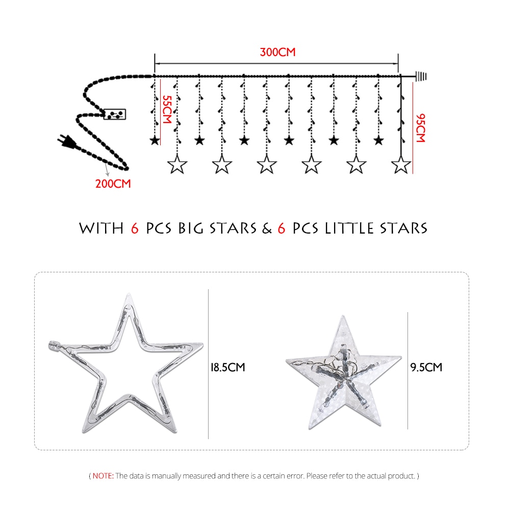 Star Fairy Lights LED String Lights