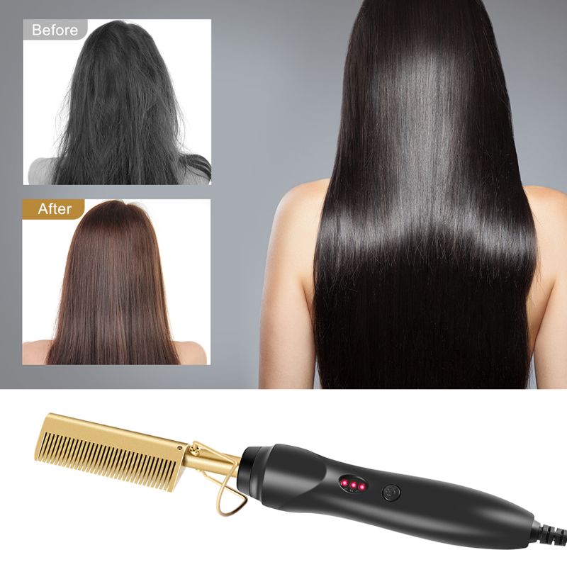 Pressing Comb Heat Straightener Comb