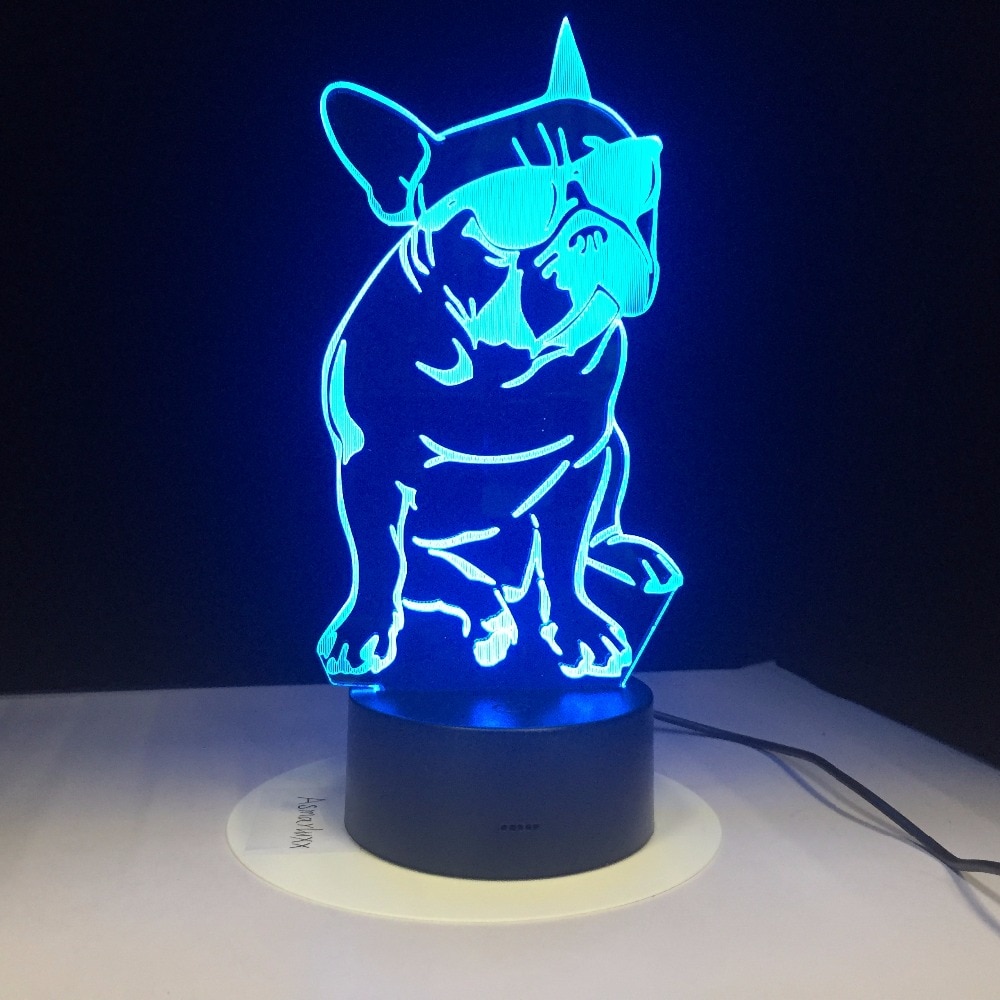 French Bulldog Lamp 3D Acrylic Light