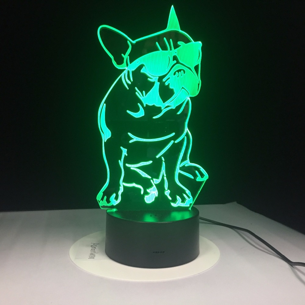 French Bulldog Lamp 3D Acrylic Light