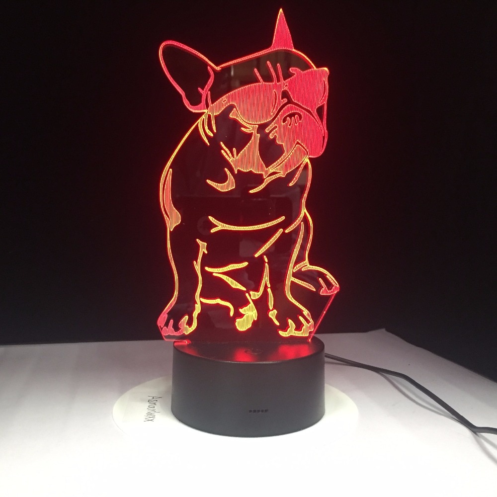 French Bulldog Lamp 3D Acrylic Light