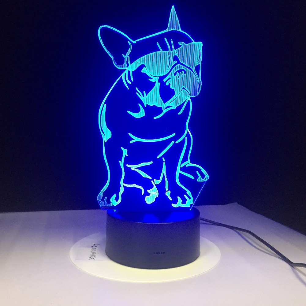 French Bulldog Lamp 3D Acrylic Light