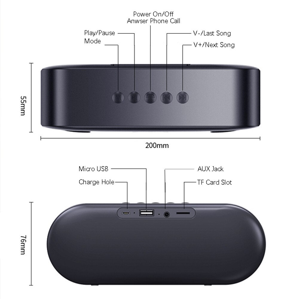 Portable BT Speaker Wireless Device