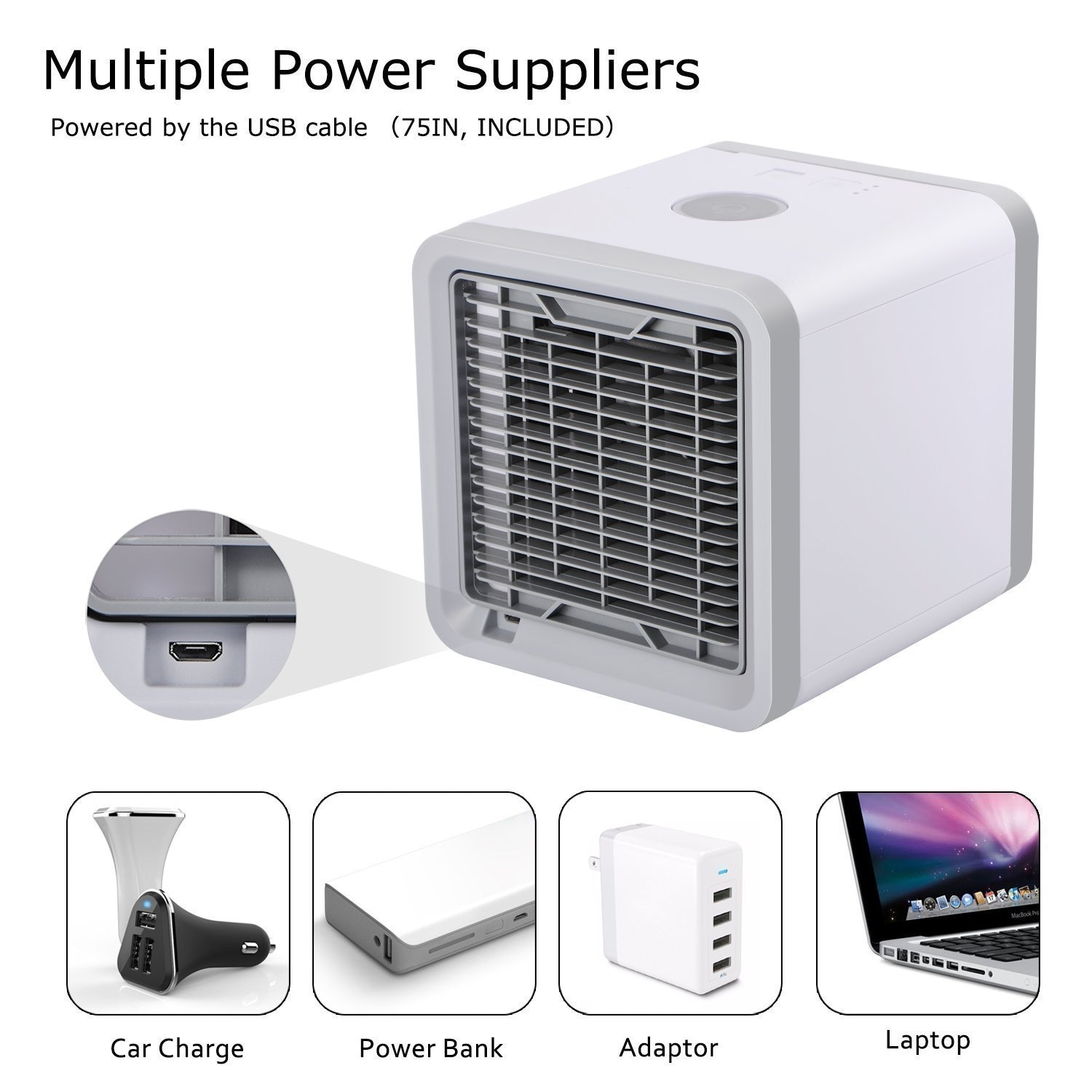 Mini Portable Air Cooler Humidifier