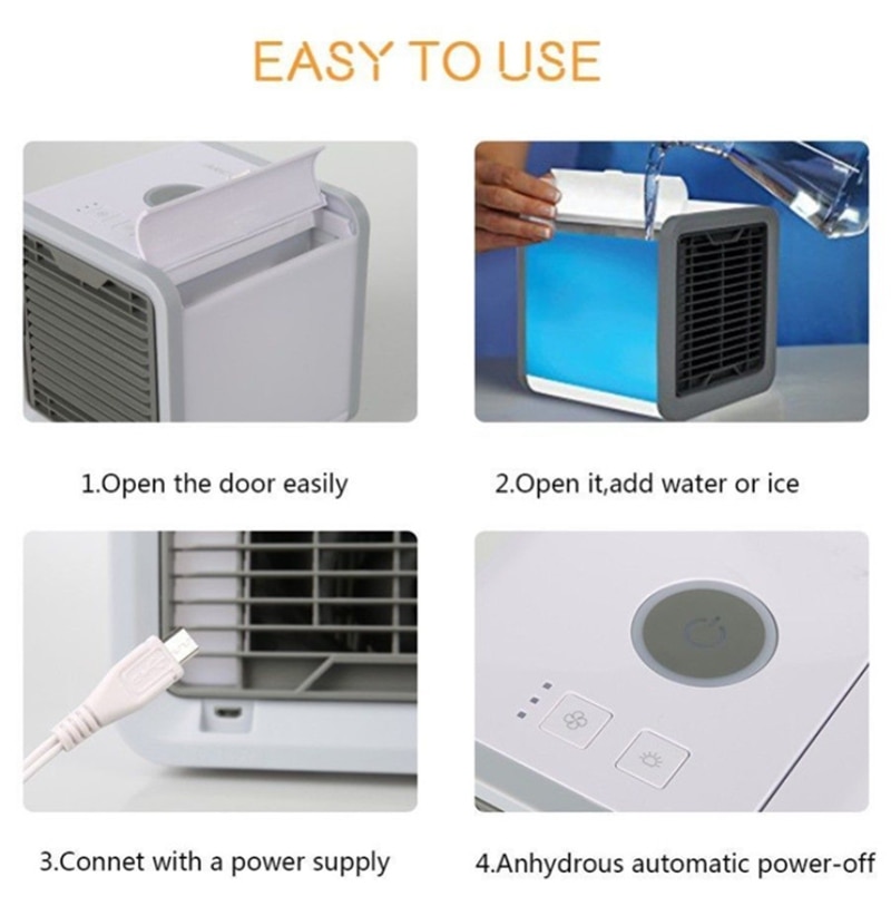 Mini Portable Air Cooler Humidifier