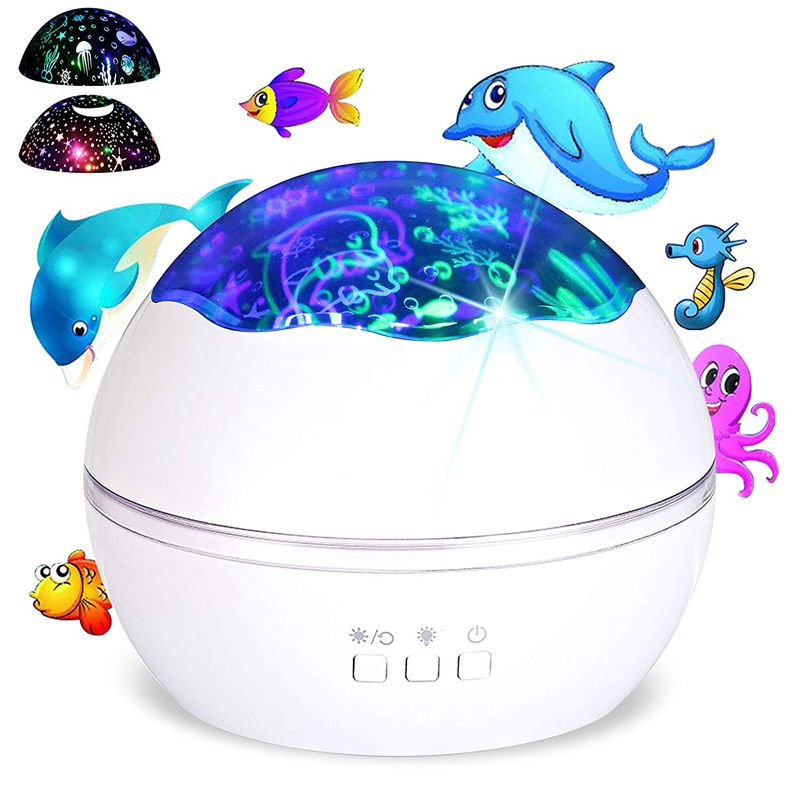 Night Light Rotating Projector