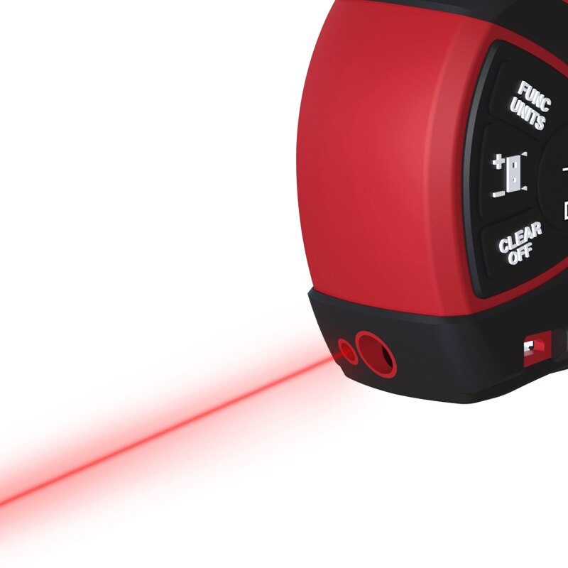 Retractable Tape Measure with Laser