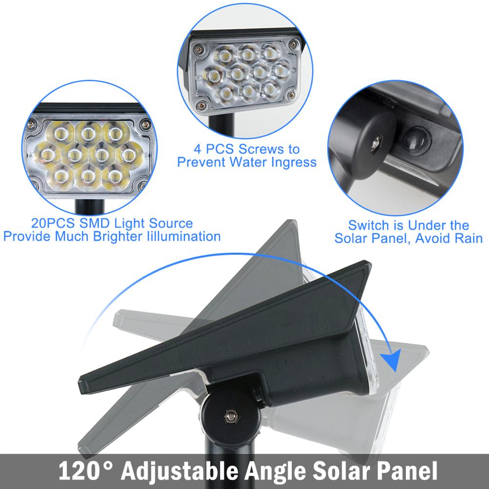 Solar Powered Outdoor Light Waterproof Light