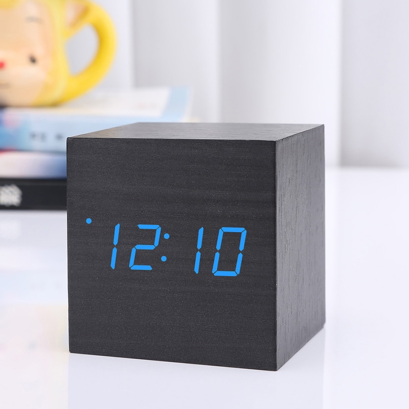 Digital Wood Clock LED Alarm Clock