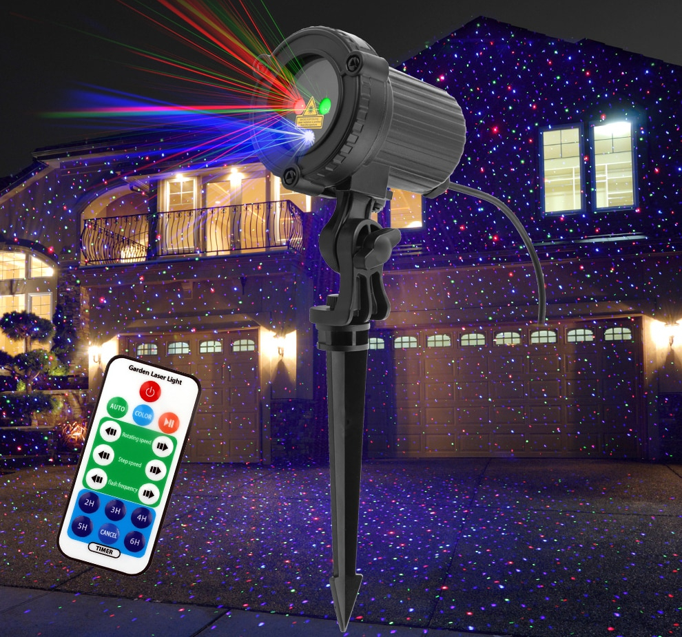 Star Shower Laser Light with Remote Control