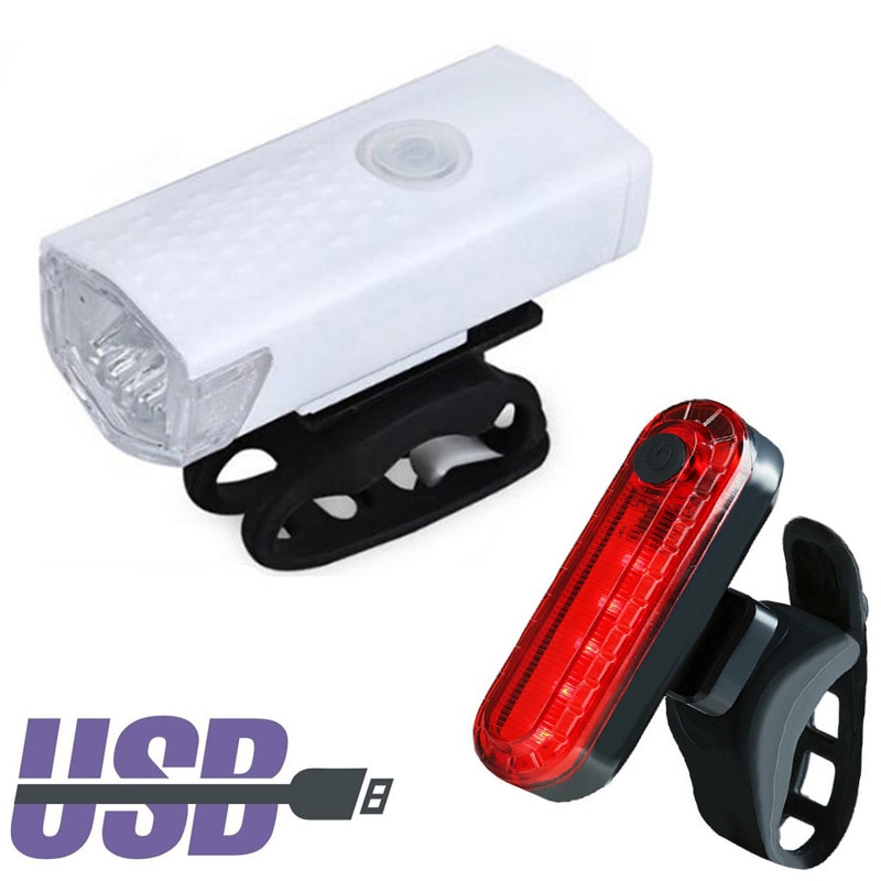 Rechargeable Bike Lights (2Pcs/Set)