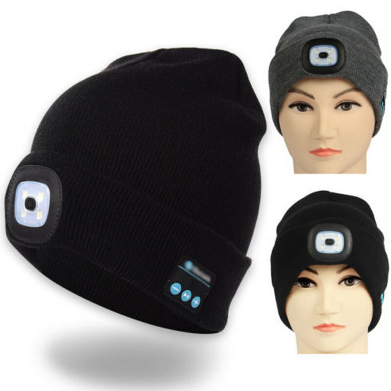 Beanie with Light and Music Player