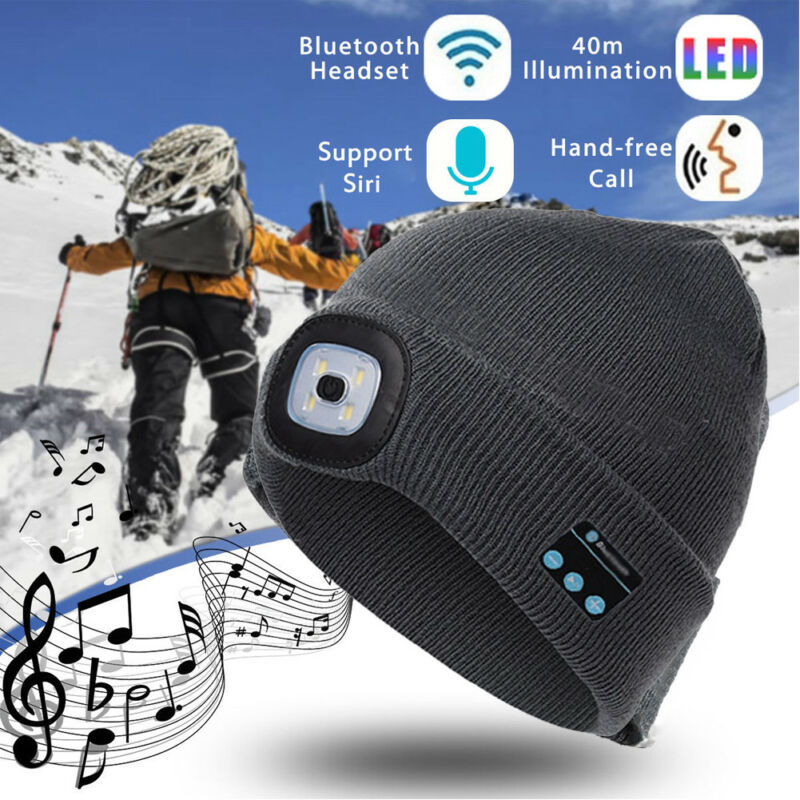 Beanie with Light and Music Player