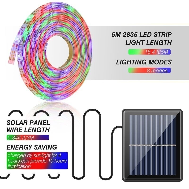 Outdoor Solar Light Strip (5 meters)