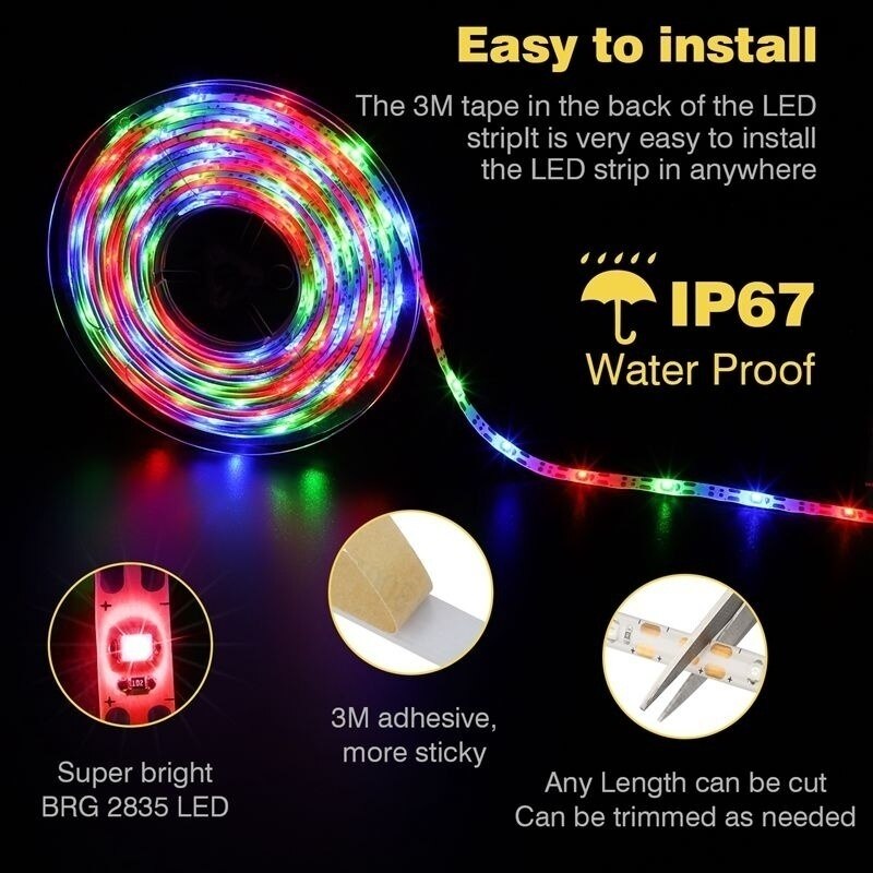 Outdoor Solar Light Strip (5 meters)