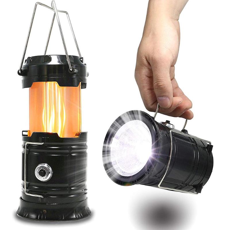 Retractable Solar Camping Lantern