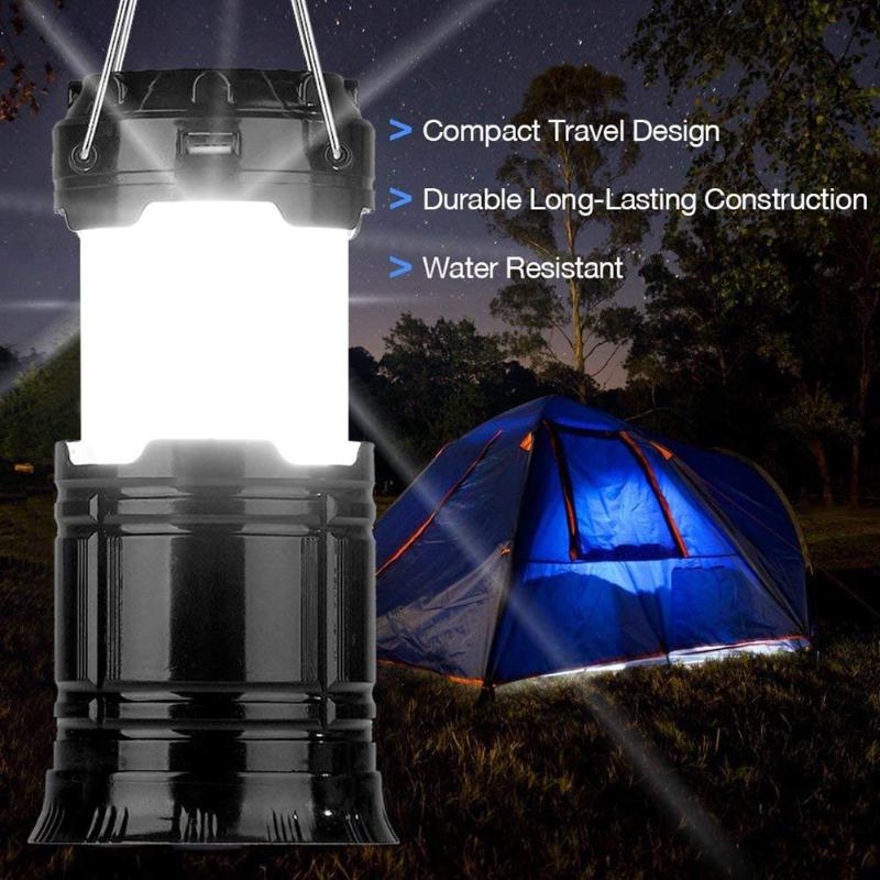 Retractable Solar Camping Lantern