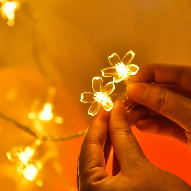 Flower Fairy Lights Cherry Blossom Decoration