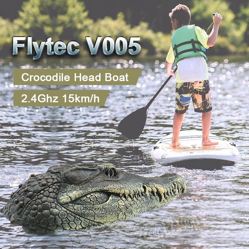 Remote Control Croc Head Crocodile Boat Toy