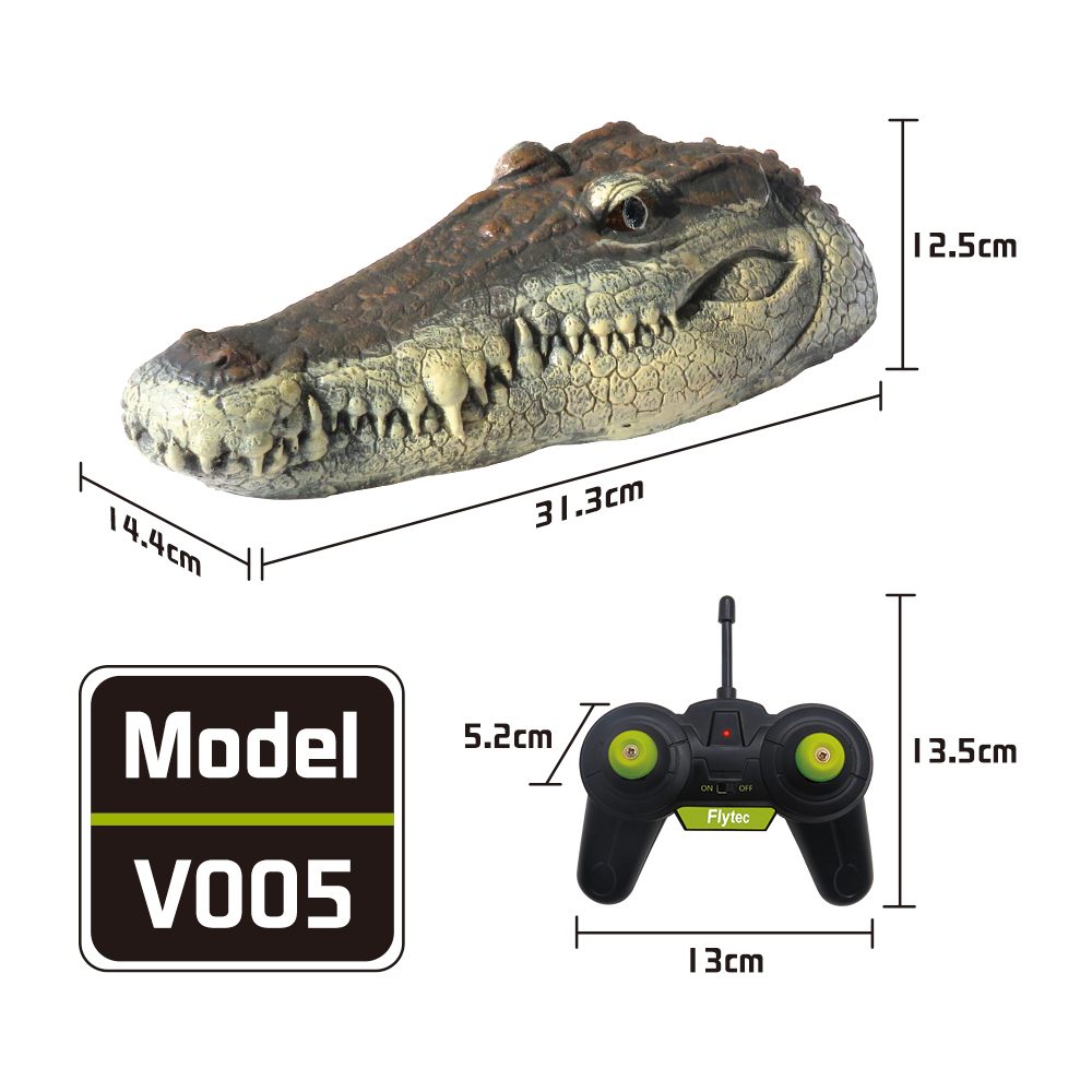 Remote Control Croc Head Crocodile Boat Toy