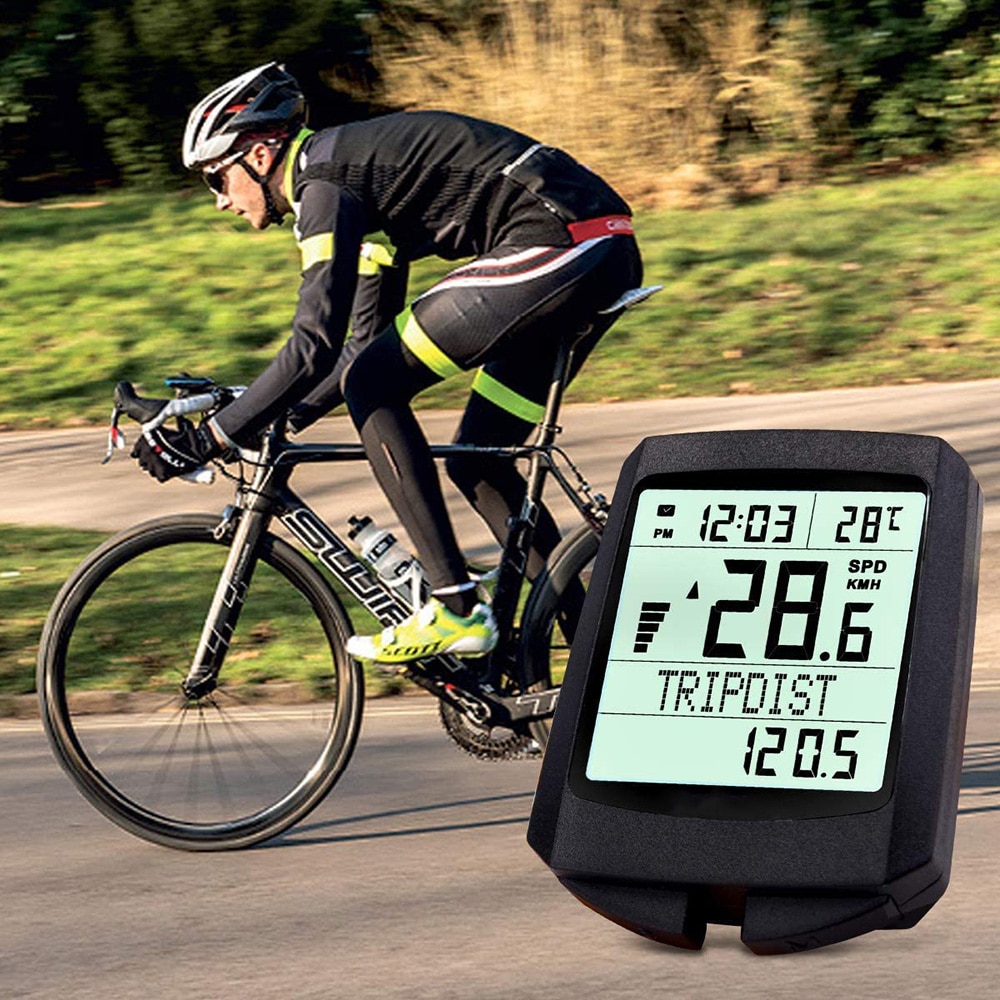 Bike Speed Meter Wireless LCD Display