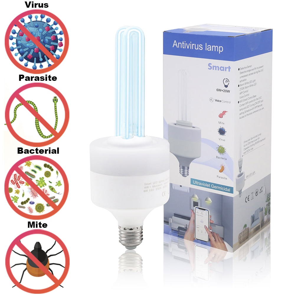 Germicidal Lamp Motion Sensing Light